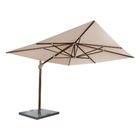  4 Seasons Hacienda Parasol 3x4m Wenge Frame - Beach